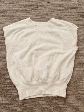 Together Cream Short-Sleeve Knit Top